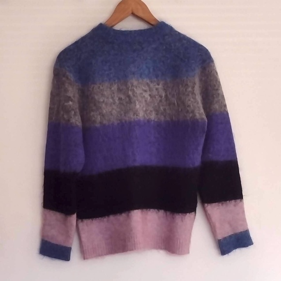 Acne Studios Albah Mohair Blend Striped Sweater XS - Picture 2 of 7